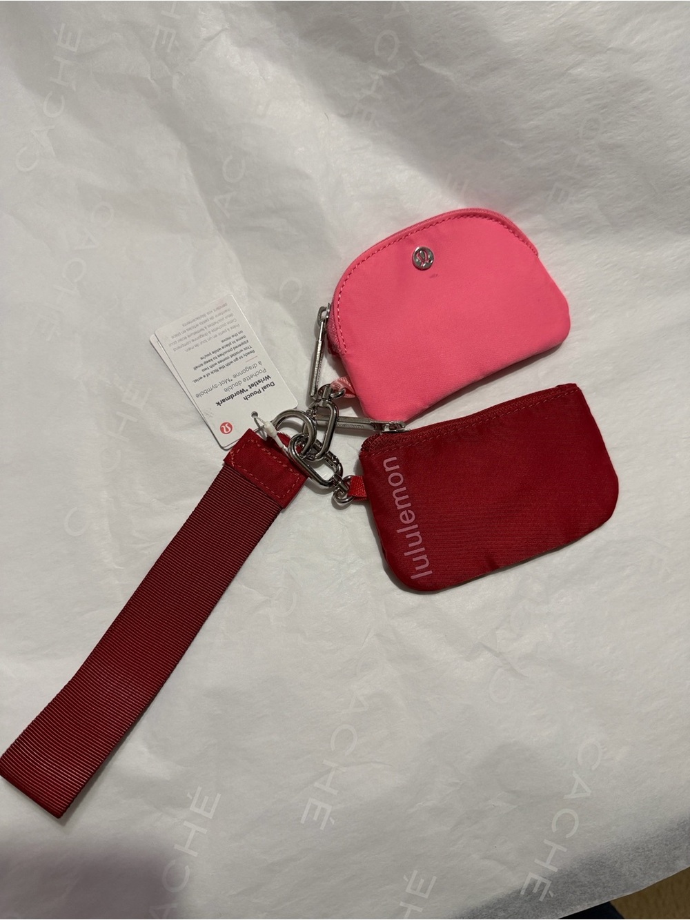 Lululemon Dual Pouch wristlet